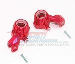 Aluminum Front Knuckle ARMS -4PC Set Red-RC CAR PARTS-Mike's Hobby