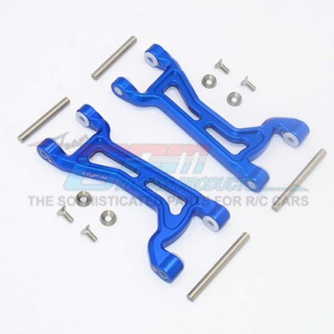 Aluminium Front/Rear Upper ARMS -14PC Set Blue-RC CAR PARTS-Mike's Hobby
