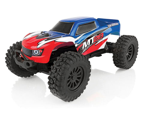 Team Associated MT28 1/28 RTR 2WD Mini Electric Monster Truck w/2.4GHz Radio-RC CAR-Mike's Hobby