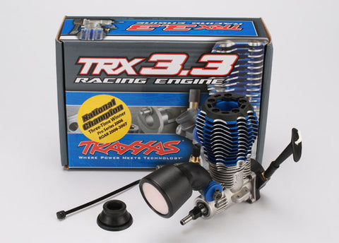 Traxxas 5407 3.3 TRX Engine, IPS Shaft with Pull Start-Mike's Hobby