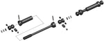 MIP X-Duty, Center Drive 12.3" W.B., Axial SCX10 II Kit (Forward Trans), MIP18325-kit-Mike's Hobby