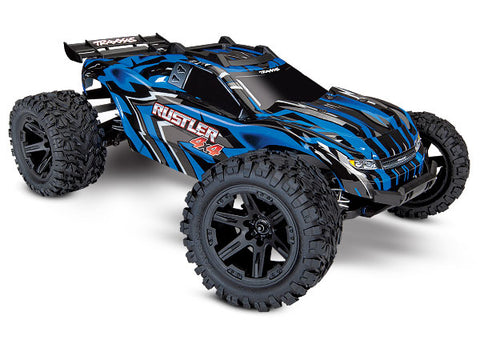 Traxxas Rustler 4X4 1/10-scale 4WD Stadium Truck TRA67064-1 BLUE-Cars & Trucks-Mike's Hobby