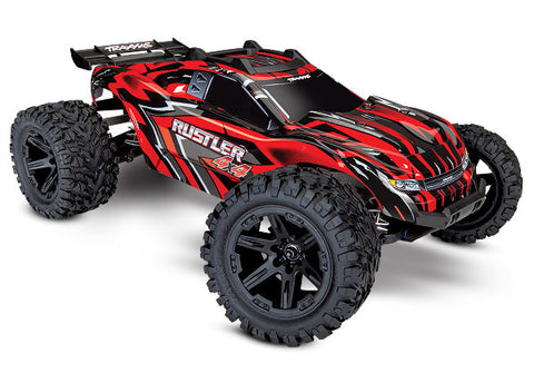 Rustler 4X4 1/10-scale 4WD Stadium Truck TRA67064-1 RED-Cars & Trucks-Mike's Hobby