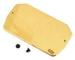 Brass Electronics Mounting Plate, 36g: 22 5.0-PARTS-Mike's Hobby