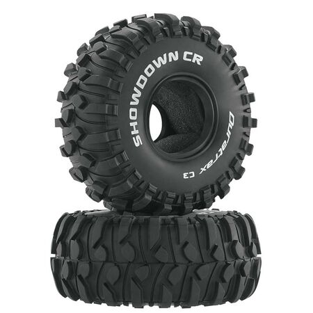 Showdown CR 1.9" Crawler Tire C3 (2)-Mike's Hobby