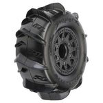 PRO1018510 1/10 Dumont Front/Rear 2.2"/3.0" SC Mounted 12mm Black Raid (2)-WHEELS AND TIRES-Mike's Hobby