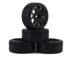 Firebrand RC Supernova DTR3 2.2 PreMounted OnRoad Tires (4) (Blac...-WHEELS AND TIRES-Mike's Hobby