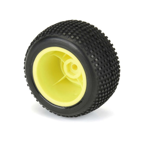 Hole Shot Tires MTD Yellow Mini-T 2.0 F/R-PARTS-Mike's Hobby
