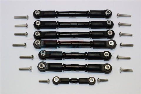 ALUMINIUM COMPLETED TURNBUCKLES WITH PLASTIC BALL ENDS - 7PCS SET (FOR SLASH 4X4 / TELLURIDE)-PARTS-Mike's Hobby