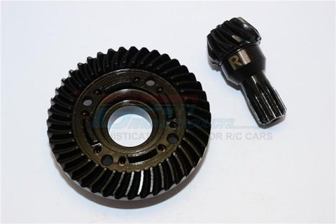CHROME STEEL REAR SPIRAL BEVEL GEARS - 1SET-PARTS-Mike's Hobby