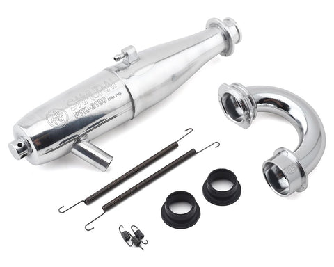 ProTek RC 2100 Tuned Exhaust Pipe w/85mm Manifold (Welded Nipple) (...-PARTS-Mike's Hobby