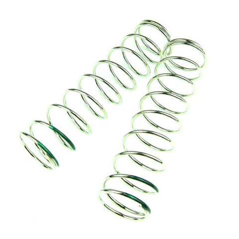 SHOCK SPRING SET (REAR, 1.6X10.0T, 90MM, GREEN, 4.20LB/IN)-Mike's Hobby