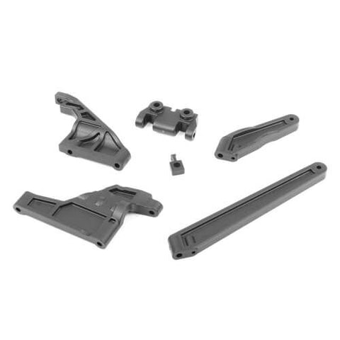 Chassis Brace Set (revised, front/rear/center, EB/ET48 2.0)-PARTS-Mike's Hobby