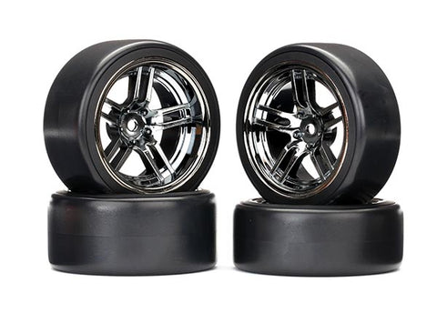 T&W SS BLK CHRM 1.9/DRIFT F&R-Mike's Hobby