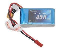 450mAh 11.1V 25C 3S1P Lipo Battery Pack w/ JST-SYP-BATTERY-Mike's Hobby