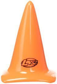Course/Track Cones, Orange 2.75" (6)-PARTS-Mike's Hobby