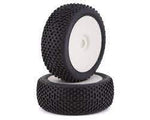 GRP Atomic PreMounted 1/8 Buggy Tires (2) (White) (Extra Soft)-WHEELS AND TIRES-Mike's Hobby