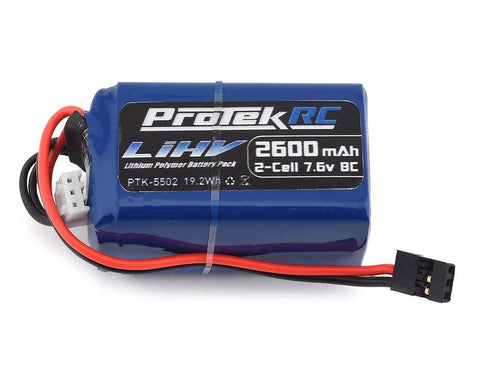 PTK5502 ProTek RC HV LiPo Hump Receiver Battery Pack (Kyosho/Tekno) (7.6V/2600mAh)-LiPo Battery-Mike's Hobby
