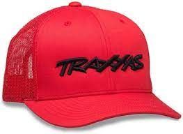 TRAXXAS® LOGO HAT CURVE BILL RED-TRAXXAS-Mike's Hobby