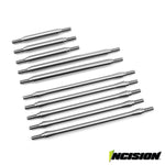 Incision Stainless St 10pc Link Kit, 12.3in Wheelbase for Traxxas TRX-4, VPSIRC00201-Links and Rod Ends-Mike's Hobby
