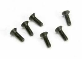 SCREWS COUNTERSUNK 2.5X8MM HEX-PARTS-Mike's Hobby