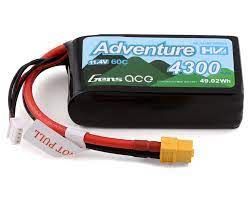 Gens Ace Adventure High Voltage 4300mAh 3S1P 11.4V 60C Lipo Battery with XT60 Plug-BATTERY-Mike's Hobby
