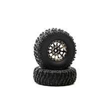 Class 1 Ascend CR C3 1.9" Blk/Chr (2)-WHEELS AND TIRES-Mike's Hobby