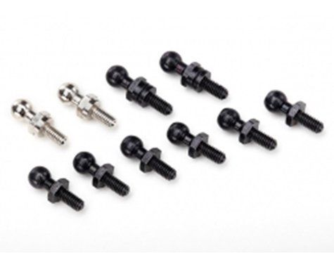 PIVOT BALLS SLVR/BLK/LNG LTRX-PARTS-Mike's Hobby