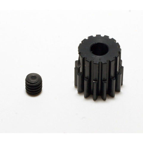 48P Alum Silencer Pinion,15T-PINION GEAR-Mike's Hobby