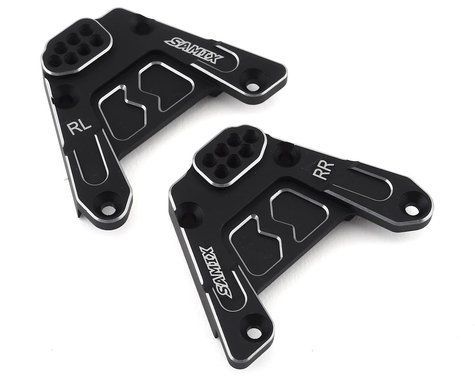 Samix SCX10 III Rear Shock Plate (2) (Black)-PARTS-Mike's Hobby