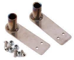 Yeah Racing 1/10 Stainless Steel Exhaust Tips (Silver) (2)-PARTS-Mike's Hobby