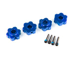 Traxxas Maxx Aluminum Wheel Hex (Blue) (4)-PARTS-Mike's Hobby