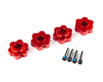 Traxxas Maxx Aluminum Wheel Hex (Red) (4)-PARTS-Mike's Hobby