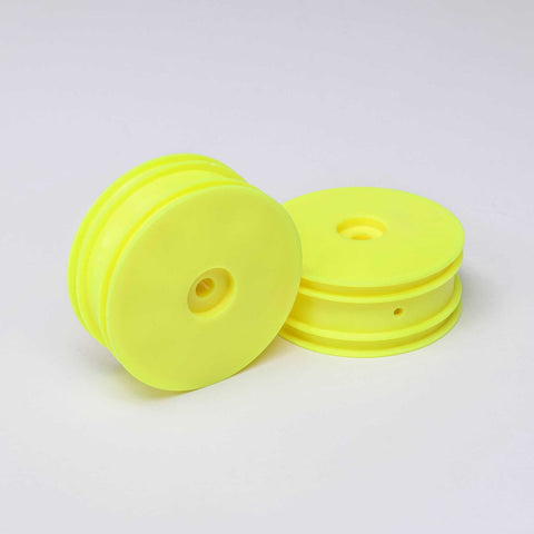 Losi Mini-B Front Wheels (Yellow) (2): LOS41027-PARTS-Mike's Hobby