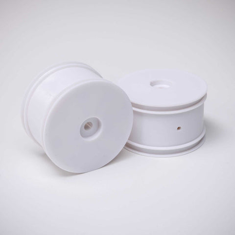 Losi Mini-B Rear Wheels (White) (2): LOS41026-PARTS-Mike's Hobby