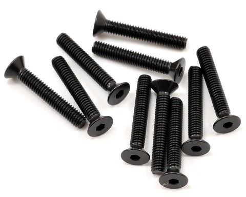 Flathead Screws, M2.5 x 16mm (10) : TLR5959-PARTS-Mike's Hobby