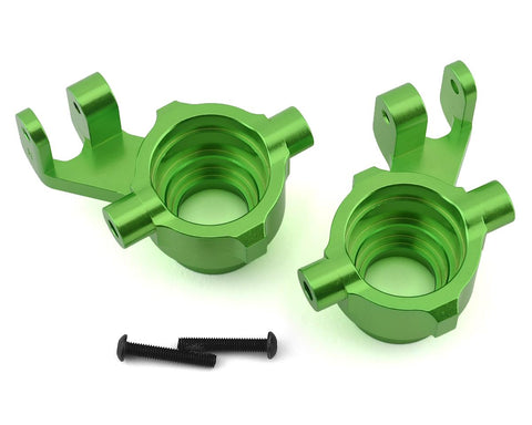 Traxxas Maxx Aluminum Steering Blocks (Green)-PARTS-Mike's Hobby