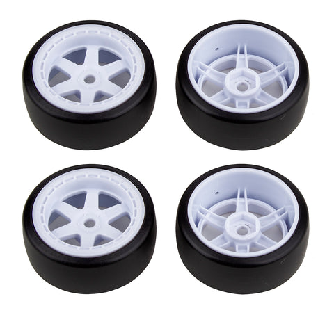 Team Associated Hoonitruck Pre-Mounted Drift Tires & Wheels (4) w/12mm Hex: ASC31894-PARTS-Mike's Hobby