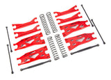 Suspension kit, X-Maxx® WideMaxx®, (includes front & rear suspension arms, front toe links, driveshafts, shock springs)-PARTS-Mike's Hobby