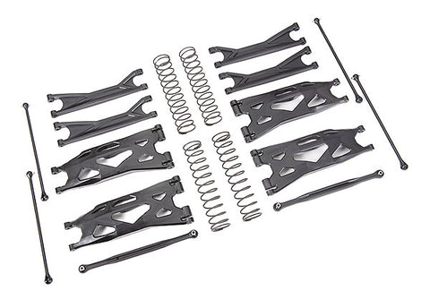 Suspension kit, X-Maxx® WideMaxx®, (includes front & rear suspension arms, front toe links, driveshafts, shock springs)-TRAXXAS-Mike's Hobby