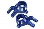 SLEDGE FRONT KNUCKLE ARMS -2PC-BLUE-Mike's Hobby