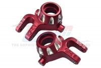 SLEDGE FRONT KNUCKLE ARMS -2PC-RED-Mike's Hobby