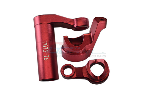 GPM SLEDGE ALUMINUM 7075-T6 STEERING ASSEMBLY -3PC SET RED-PARTS-Mike's Hobby
