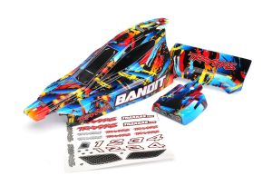 BODY BANDIT RNR DECALS APPLIED-RC CAR BODY-Mike's Hobby