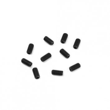 TKR1611 – M4x8mm Set Screws (black, 10pcs)-Shocks-Mike's Hobby