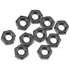 AXA1040 Thin Hex Nut M3 Black (10)-PARTS-Mike's Hobby