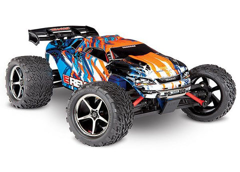 Traxxas E-Revo 1/16 4WD Brushed RTR Truck (Orange) w/2.4GHz Radio, Titan 550 & Battery-TRAXXAS-Mike's Hobby