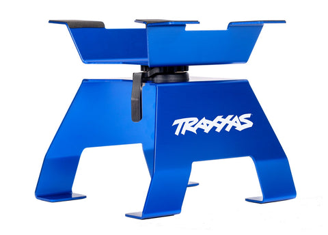 TRA8797-BLUE RC CAR/TRUCK STAND X-TRUCKS BLUE-HOBBY-Mike's Hobby