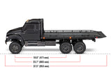 TRX-6® Ultimate RC Hauler: 1/10 Scale 6X6 Electric Flatbed Truck.-1/10 CRAWLER-Mike's Hobby