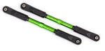Camber links, rear, Sledge™ (TUBES green-anodized, 7075-T6 aluminum, stronger than titanium)-RC CAR PARTS-Mike's Hobby